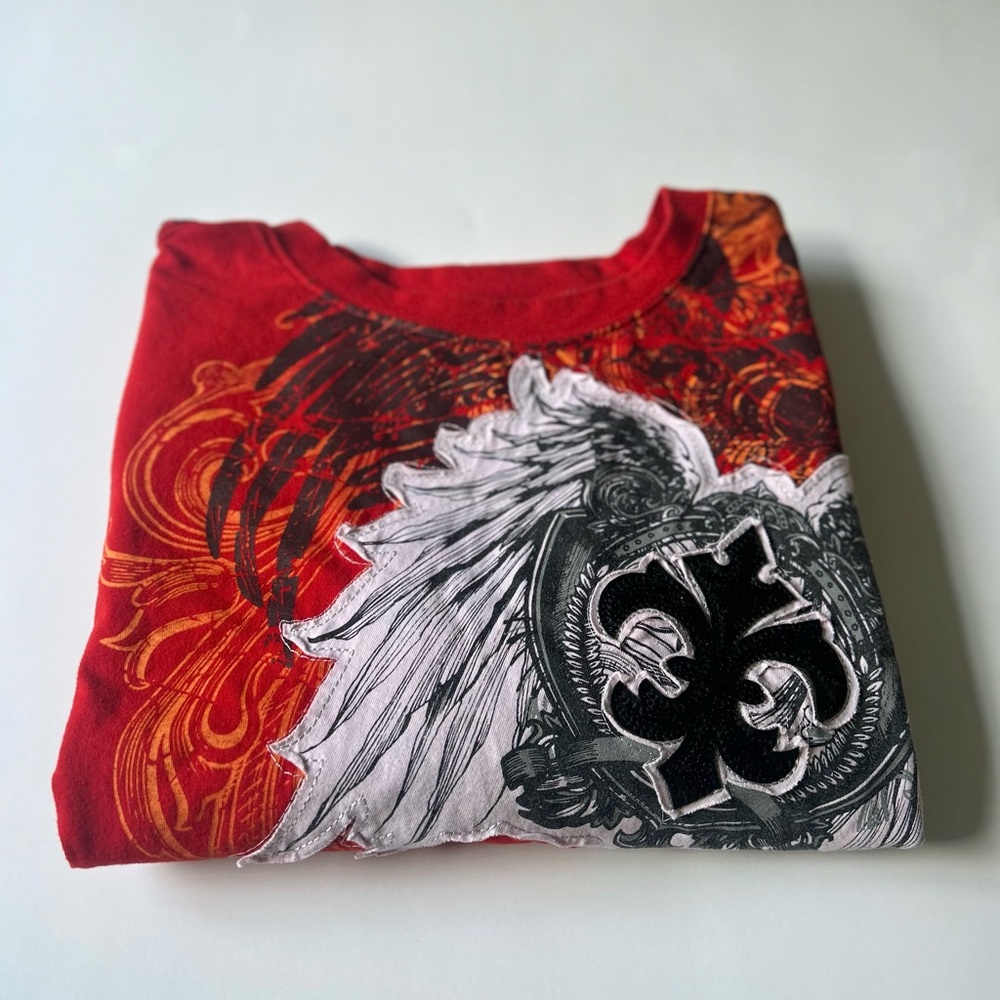 Raw Blue Graphic Short Sleeve Tee